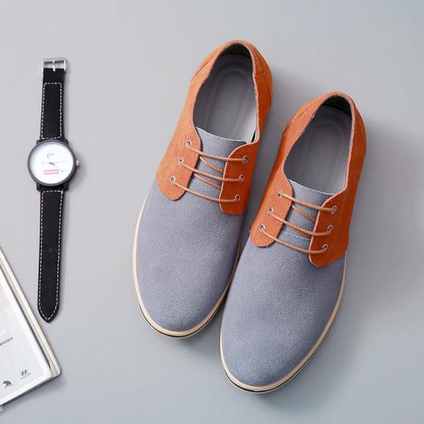 reetene men oxfords lace-up leather casual shoes outdoor driving flats shoes men light dress men's suede leather footwear, Black
reetene men oxfords lace-up leather casual shoes outdoor driving flats shoes men light dress men's suede leather footwear, Black