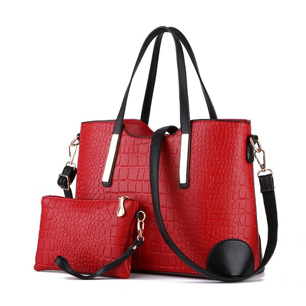 fashion women bag crocodile pattern composite bag vintage women messenger bags shoulder handbag purse wallet leather handbags
fashion women bag crocodile pattern composite bag vintage women messenger bags shoulder handbag purse wallet leather handbags