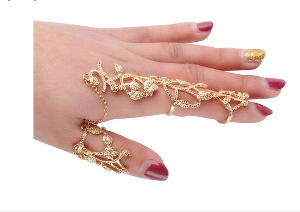 ladies ring hollow flower full finger rings gold or silver chain link armor knuckle open ring us 7 g898
ladies ring hollow flower full finger rings gold or silver chain link armor knuckle open ring us 7 g898