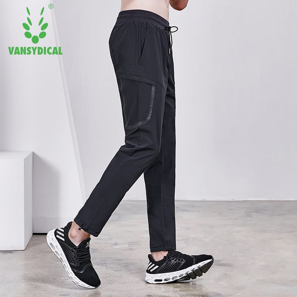 vansydical autumn men's sports running pants zipper pocket gym sweatpants outdoor fitness workout jogging long trousers, Black;blue
vansydical autumn men's sports running pants zipper pocket gym sweatpants outdoor fitness workout jogging long trousers, Black;blue