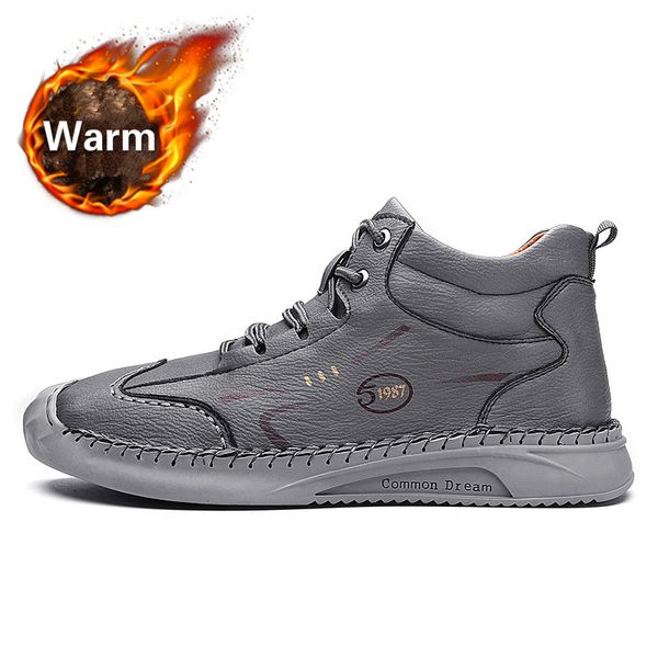2020 winter snow boots men casual cow split leather shoes motorcycle comfortable flats men boots lace-up shoes male ankle, Black
2020 winter snow boots men casual cow split leather shoes motorcycle comfortable flats men boots lace-up shoes male ankle, Black