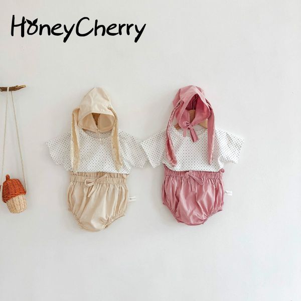 2020 summer baby набор с коротким рукавом top + хлеб брюки + long ear cap трехкомпонентную набор для женских ребёнок одежда, White
2020 summer baby набор с коротким рукавом top + хлеб брюки + long ear cap трехкомпонентную набор для женских ребёнок одежда, White