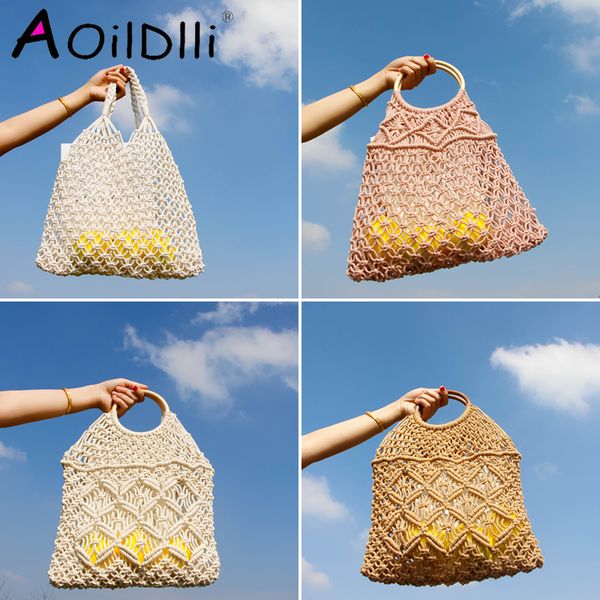 designer bagpopula cotton rope hollow straw bag sheer macrame tote wooden ring rattan handle net bag vintage retro chic handbag
designer bagpopula cotton rope hollow straw bag sheer macrame tote wooden ring rattan handle net bag vintage retro chic handbag