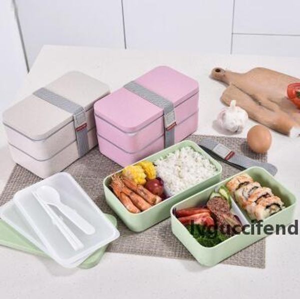 lunch boxes double portable wheat straw environmental protection student bento box microwave heating box food storage containeres wy39
lunch boxes double portable wheat straw environmental protection student bento box microwave heating box food storage containeres wy39