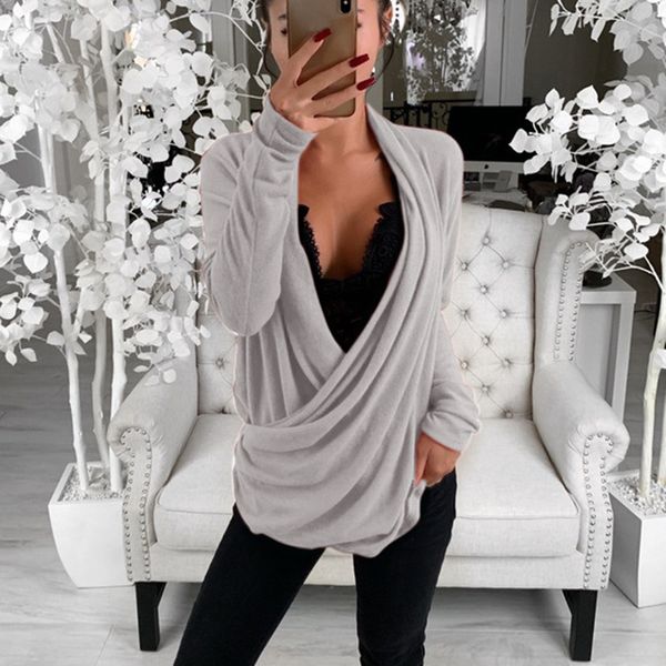 oufisun spring autumn casual solid women t shirt splicing deep v neck long sleeve ladies t-shirt 2019 womens clothing
oufisun spring autumn casual solid women t shirt splicing deep v neck long sleeve ladies t-shirt 2019 womens clothing
