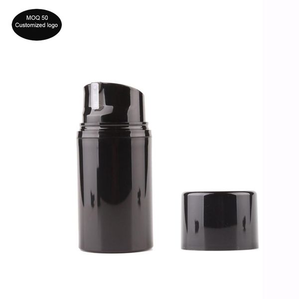 50pcs/lot 30ml 50ml 80ml 100ml 120ml 150ml all black pp airless bottle vacuum pump bottle lotion bottle used for cosmetic containe
50pcs/lot 30ml 50ml 80ml 100ml 120ml 150ml all black pp airless bottle vacuum pump bottle lotion bottle used for cosmetic containe