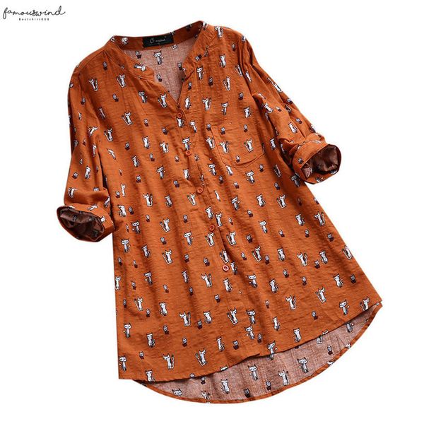 women blouses casual v neck printed cat 3 4 sleeve irregular vintage shirts blouse chemisiers polyester et blouses femme sale, White
women blouses casual v neck printed cat 3 4 sleeve irregular vintage shirts blouse chemisiers polyester et blouses femme sale, White