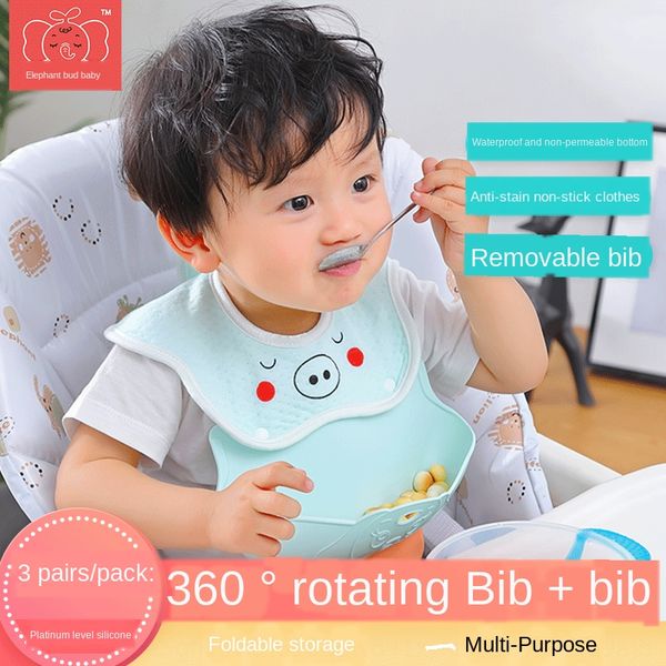 bib 360-degree rotating saliva waterproof baby silicone bib dining silicone towel towel bag baby supplies
bib 360-degree rotating saliva waterproof baby silicone bib dining silicone towel towel bag baby supplies