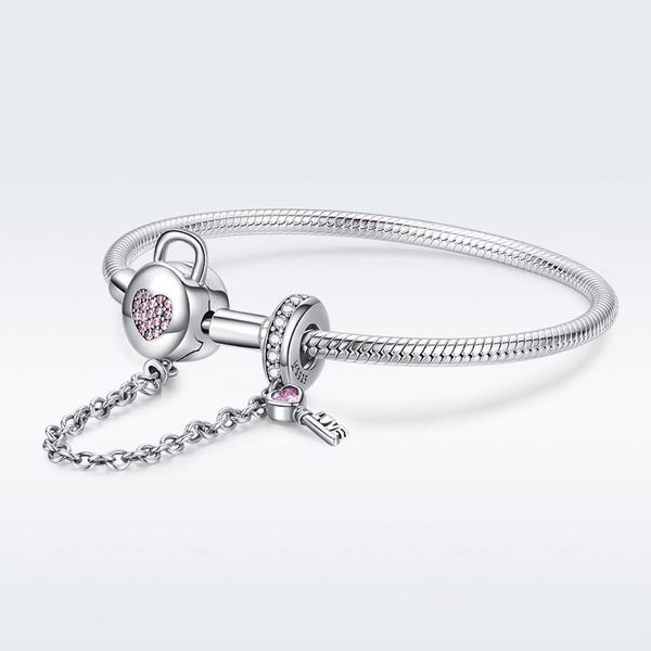 genuine 925 sterling silver woman fashion heart shaped key bangle fit bangle bracelet charm original beads snake chain jewelry, Golden;silver
genuine 925 sterling silver woman fashion heart shaped key bangle fit bangle bracelet charm original beads snake chain jewelry, Golden;silver