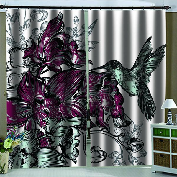 custom 3d curtain fabric color depicting flowers and birds digital print 3d blackout curtains for living room
custom 3d curtain fabric color depicting flowers and birds digital print 3d blackout curtains for living room