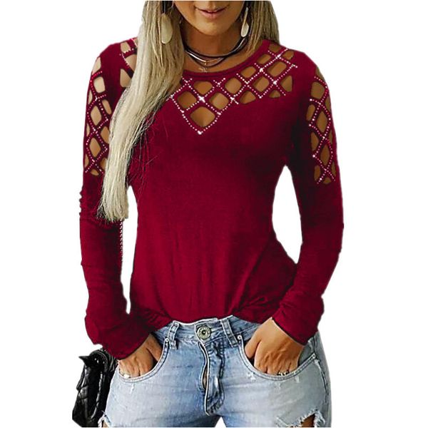 women summer t shirt hollow long-sleeved t-shirt solid color round neck short sleeves pullover tees fashion design cz7272, White
women summer t shirt hollow long-sleeved t-shirt solid color round neck short sleeves pullover tees fashion design cz7272, White