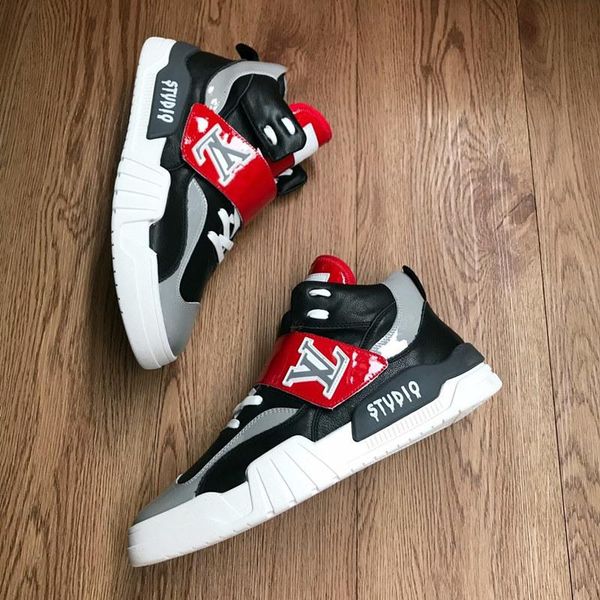 2020t роскошь заказ кожа цвет соответствия шнуровке высокой верхней случайные мужская обувь, мода обувь партии на открытом воздухе спортивна, Black 
2020t роскошь заказ кожа цвет соответствия шнуровке высокой верхней случайные мужская обувь, мода обувь партии на открытом воздухе спортивна, Black