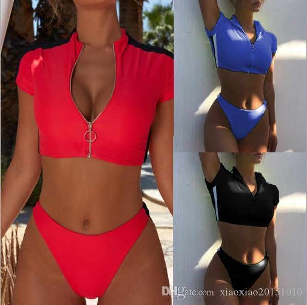 2020 new women's bikini swimming suit for women split swimsuit female solid color bikini leaky back swimsuit 8017, White;black
2020 new women's bikini swimming suit for women split swimsuit female solid color bikini leaky back swimsuit 8017, White;black