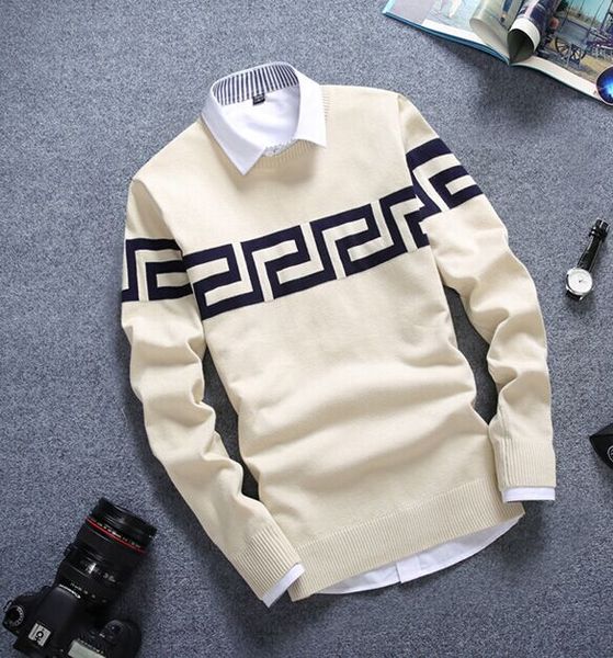 new men's brand o neck long sleeve cashmere sweaters knitwear fashion designer pullovers fashion new, White;black
new men's brand o neck long sleeve cashmere sweaters knitwear fashion designer pullovers fashion new, White;black