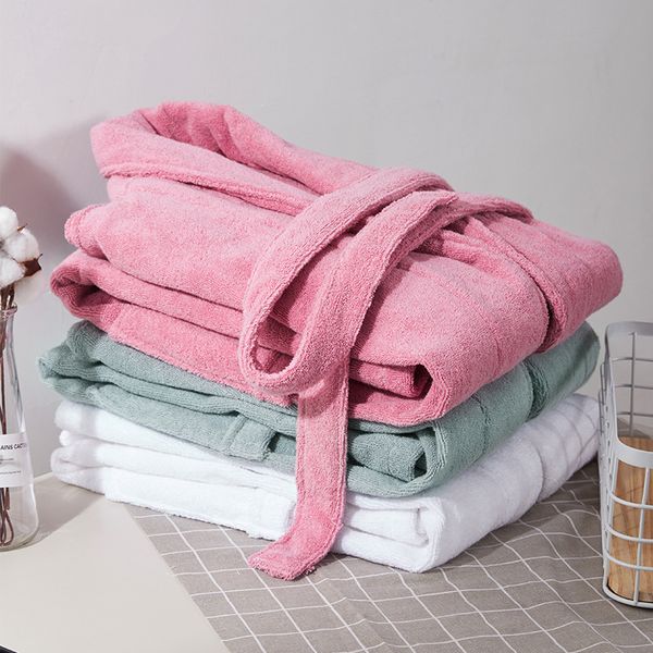 thickened cotton towel bathrobes european style five-star l quality cotton yukata extra thick autumn winter white nightgown, Black;red
thickened cotton towel bathrobes european style five-star l quality cotton yukata extra thick autumn winter white nightgown, Black;red