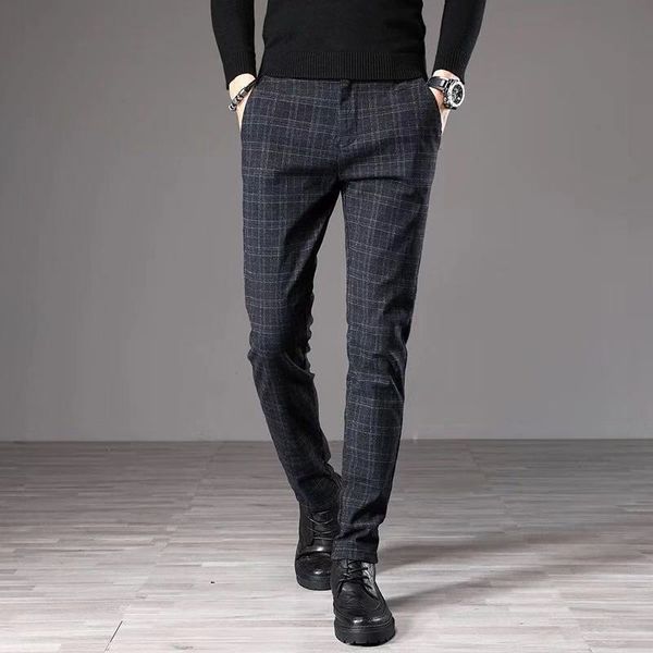 2020 men's spring autumn fashion flat slim business casual long suit pants male straight formal trousers plaid pants men l78, White;black
2020 men's spring autumn fashion flat slim business casual long suit pants male straight formal trousers plaid pants men l78, White;black
