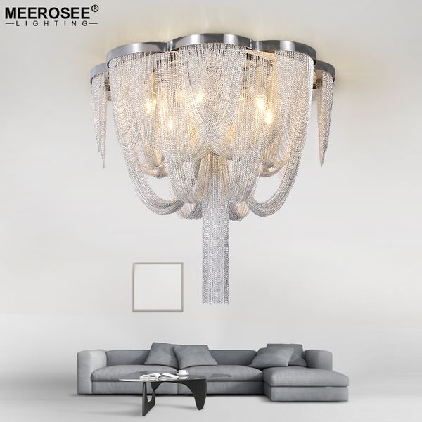 contemporary vintage aluminum silver chain light chandelier lustres lamp post chain illumination pendant lighting for living room foyer
contemporary vintage aluminum silver chain light chandelier lustres lamp post chain illumination pendant lighting for living room foyer