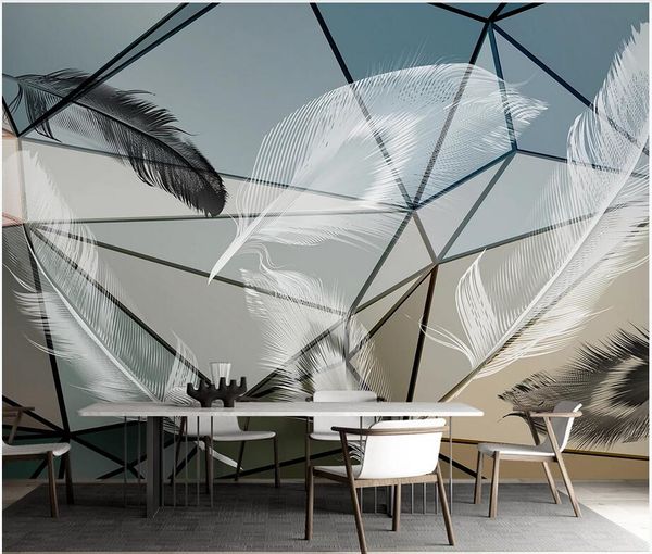 3d wallpaper custom p mural nordic modern light luxury geometric white feather tv background home interior wallpaper for walls in rolls
3d wallpaper custom p mural nordic modern light luxury geometric white feather tv background home interior wallpaper for walls in rolls