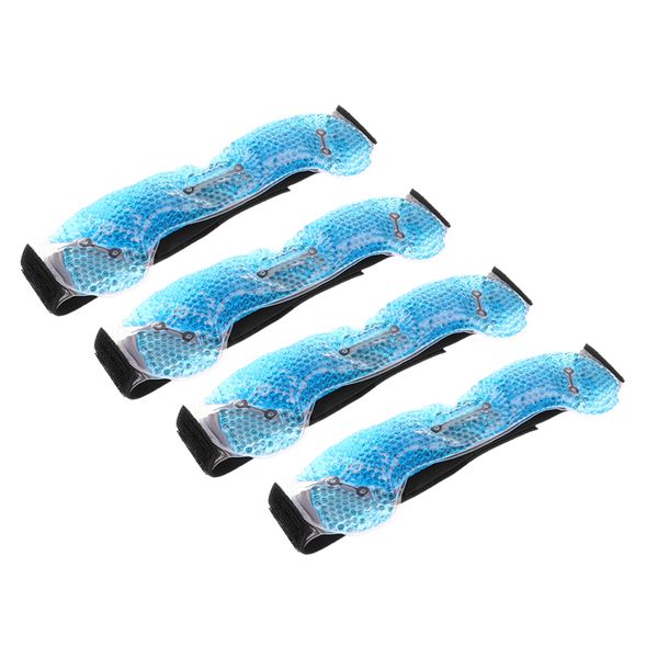 4x reusable cold ice pack for headaches migraine pain relief gel wrap