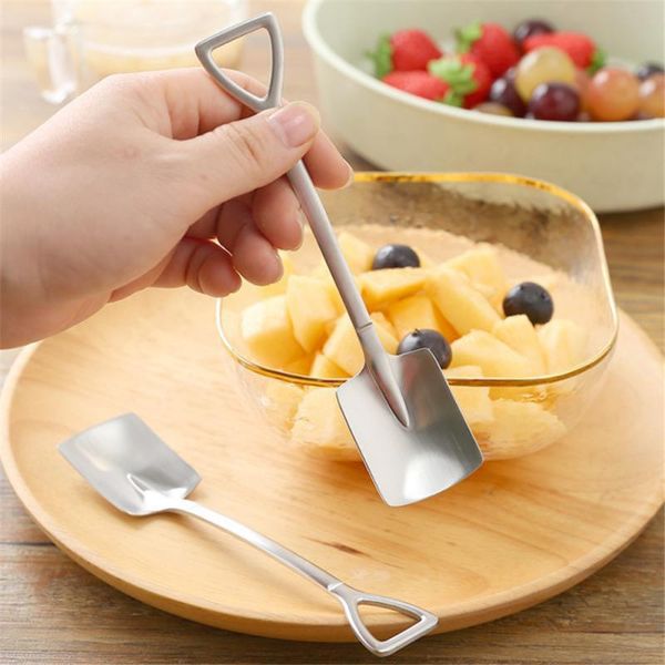 spoons stainless steel shovel shape coffee sugar spoon ice cream dessert teaspoon kids interesting toys bar home dinnerware
spoons stainless steel shovel shape coffee sugar spoon ice cream dessert teaspoon kids interesting toys bar home dinnerware
