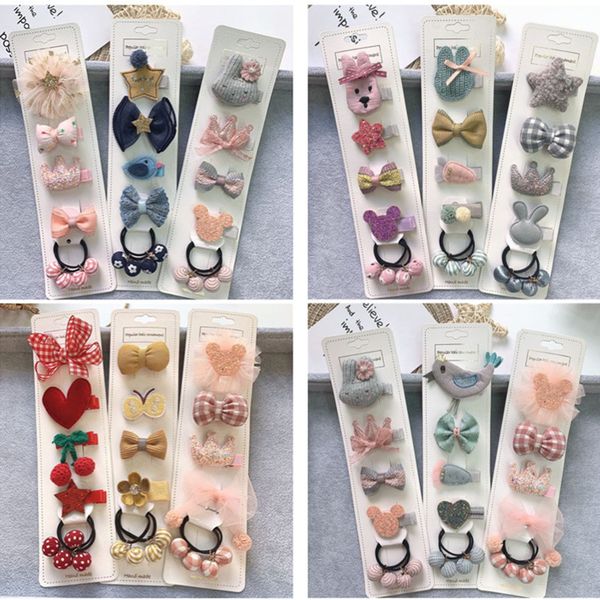 5set/lot girls hairpin set flower cartoon hair clips children candy color barretteselastic hair rope kids accessorie, Slivery;white
5set/lot girls hairpin set flower cartoon hair clips children candy color barretteselastic hair rope kids accessorie, Slivery;white
