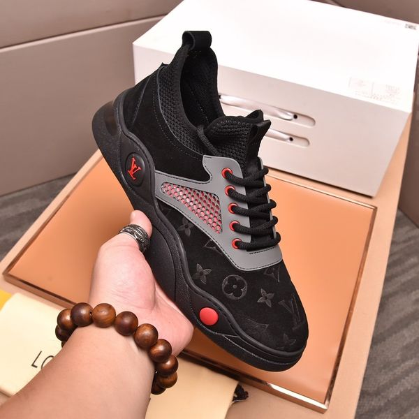 2020 n4 fashion trend designer mens shoes leather mesh breathable comfortable outdoor shoes lace-up casual hiker shoes mens sneakers, Black
2020 n4 fashion trend designer mens shoes leather mesh breathable comfortable outdoor shoes lace-up casual hiker shoes mens sneakers, Black