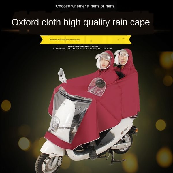 riding raincoat poncho double hat brim vehicle cloak electric vehicle face protection double electric car riding raincoat, Black
riding raincoat poncho double hat brim vehicle cloak electric vehicle face protection double electric car riding raincoat, Black