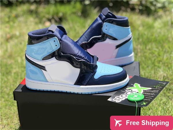 authentic 1 high og wmns unc patent basketball shoes for women obsidian blue chill white patent leather sneakers with original box
authentic 1 high og wmns unc patent basketball shoes for women obsidian blue chill white patent leather sneakers with original box