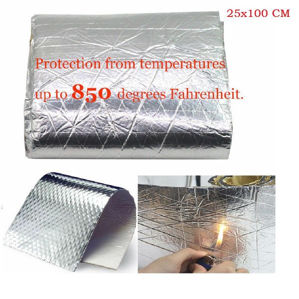 25x100 cm heat shield thermal insulation proofing deadener mat moistureproof waterproof for motorcycle fairings
25x100 cm heat shield thermal insulation proofing deadener mat moistureproof waterproof for motorcycle fairings