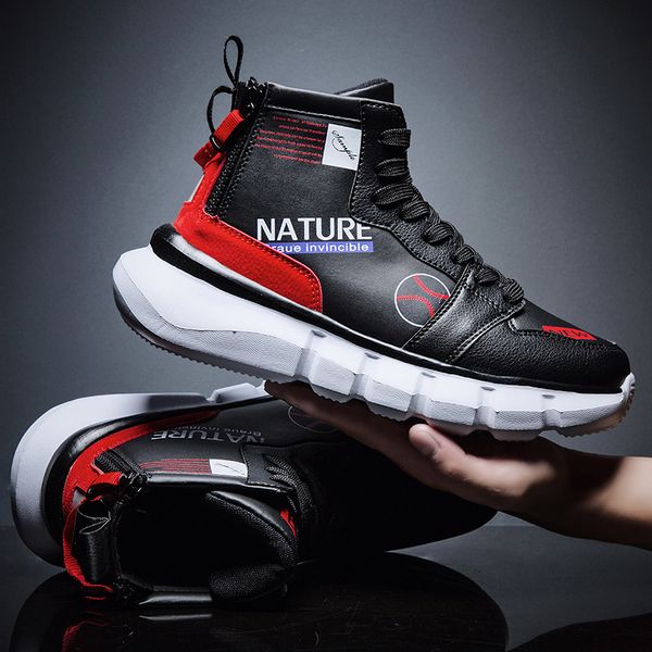 men's boots ankle running shoes autumn winter outdoor sport sneakers man skateboarding shoes with zippers design walking boots
men's boots ankle running shoes autumn winter outdoor sport sneakers man skateboarding shoes with zippers design walking boots
