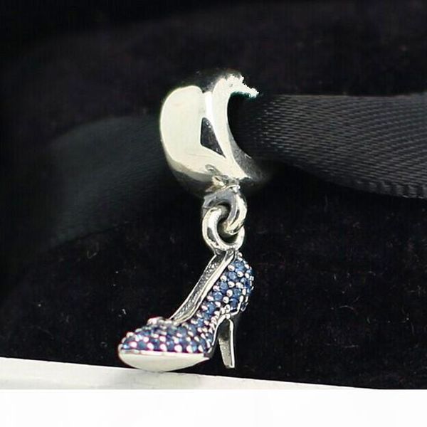925 sterling silver cinderella sparkling slipper dangle charm bead fits european pandora jewelry bracelets necklaces & pendants, Black
925 sterling silver cinderella sparkling slipper dangle charm bead fits european pandora jewelry bracelets necklaces & pendants, Black
