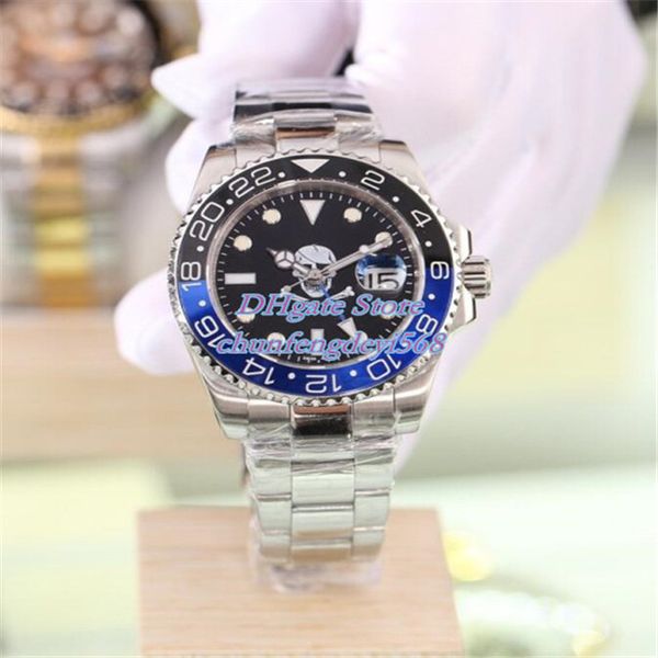 super quality 41mm gm/t ghost head red blue ceramic bezel 316l steel mechanical automatic men's luxury watches waterproof fashion watch, Slivery;brown
super quality 41mm gm/t ghost head red blue ceramic bezel 316l steel mechanical automatic men's luxury watches waterproof fashion watch, Slivery;brown