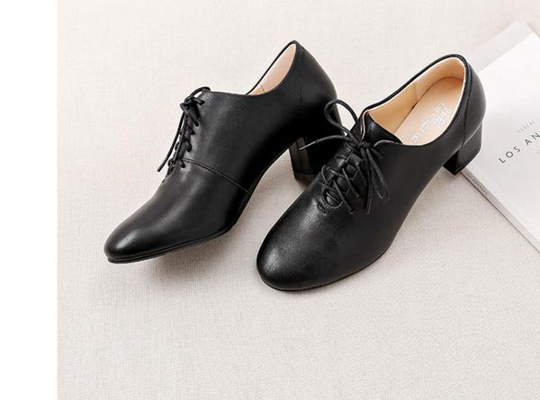 women's shoes spring and autumn high coarse heel round head @gbmk2, Black
women's shoes spring and autumn high coarse heel round head @gbmk2, Black