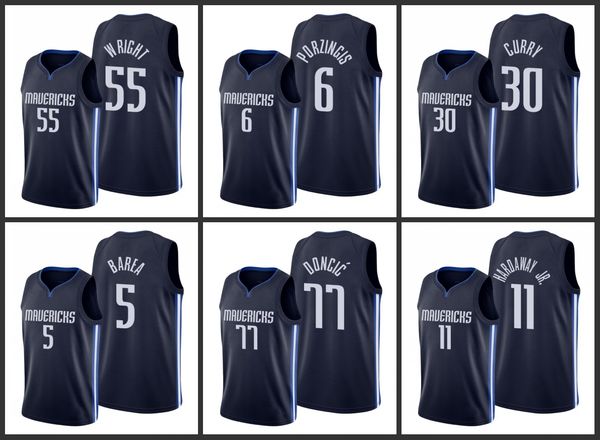 Dallas Mavericks Delon Wright J.J. Barea DeAndre Luka Doncic Seth Curry Tim Hardaway Jr. Men's 2019-20 City Jersey
Dallas Mavericks Delon Wright J.J. Barea DeAndre Luka Doncic Seth Curry Tim Hardaway Jr. Men's 2019-20 City Jersey
