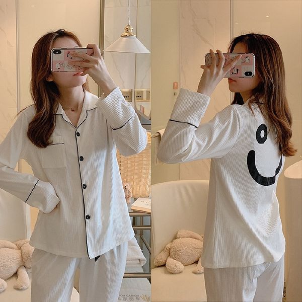 hwszn spring and autumn korean-style long-sleeved pajamas women's cardigan thin hollow cotton sweet clothes clothes home furnishing clo, Blue;red
hwszn spring and autumn korean-style long-sleeved pajamas women's cardigan thin hollow cotton sweet clothes clothes home furnishing clo, Blue;red