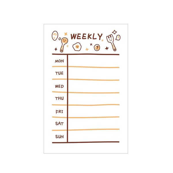 50 sheets/pack weekly planning notepad check list memo note pad planner daily schedule
50 sheets/pack weekly planning notepad check list memo note pad planner daily schedule