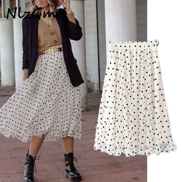 nlzgmsj england ins fashion blogger polka dot print white a-line midi skirt women faldas mujer moda 2020 long skirts womens, Black
nlzgmsj england ins fashion blogger polka dot print white a-line midi skirt women faldas mujer moda 2020 long skirts womens, Black