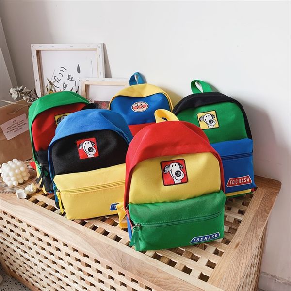 children's schoolbag canvas bag 2019 korean canvas contrast color backpack fashion casual cute baby all-match kindergarten schoolbag
children's schoolbag canvas bag 2019 korean canvas contrast color backpack fashion casual cute baby all-match kindergarten schoolbag