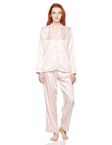 2020 new female summer imitation silk long sleeve thin home wear silk pajamas comfortable loose cardigan pajamas, Blue;red
2020 new female summer imitation silk long sleeve thin home wear silk pajamas comfortable loose cardigan pajamas, Blue;red