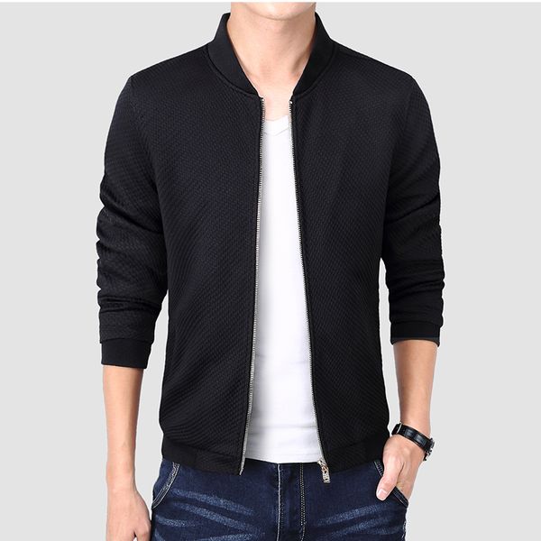 men's jackets isurvivor 2021 fashion solid color knitted jacket slim stand collar threaded hem cuff, Black;brown
men's jackets isurvivor 2021 fashion solid color knitted jacket slim stand collar threaded hem cuff, Black;brown