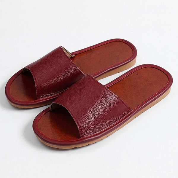 sheepskin women's summer home slippers soft genuine leather couple's indoor shoes solid color anti-skip men's slippers, Black
sheepskin women's summer home slippers soft genuine leather couple's indoor shoes solid color anti-skip men's slippers, Black