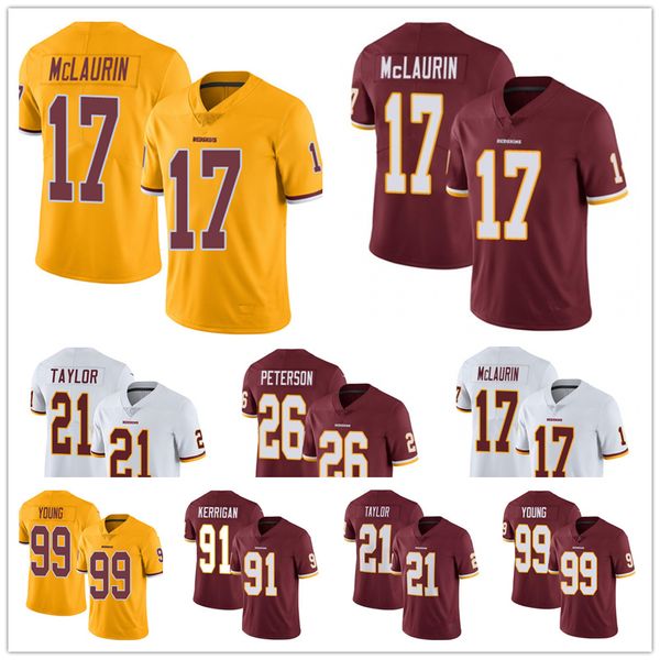 99 chase young terry mclaurin dwayne haskins sean taylor adrian peterson washington redskin football collins ryan kerrigan jerseys, Black;red
99 chase young terry mclaurin dwayne haskins sean taylor adrian peterson washington redskin football collins ryan kerrigan jerseys, Black;red