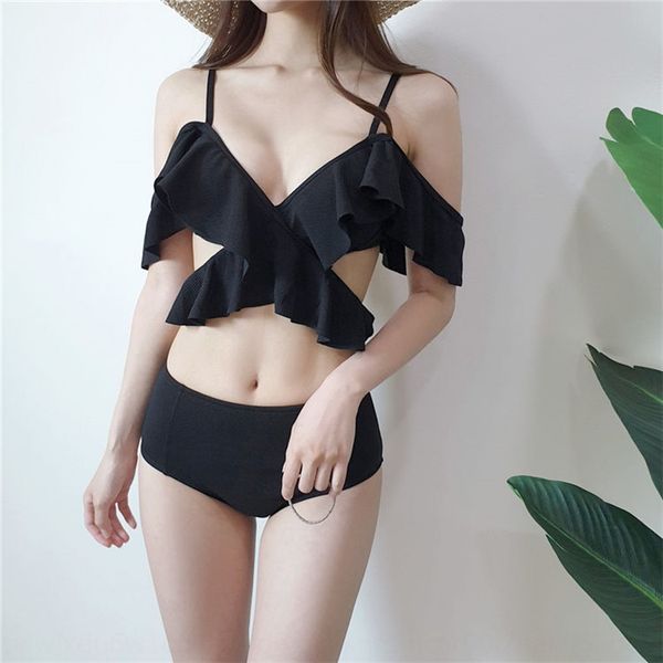 2019 size gathered one-piece swimsuit with chest pad slimming belly covering size chest spring holiday swimsuit for women, Black
2019 size gathered one-piece swimsuit with chest pad slimming belly covering size chest spring holiday swimsuit for women, Black