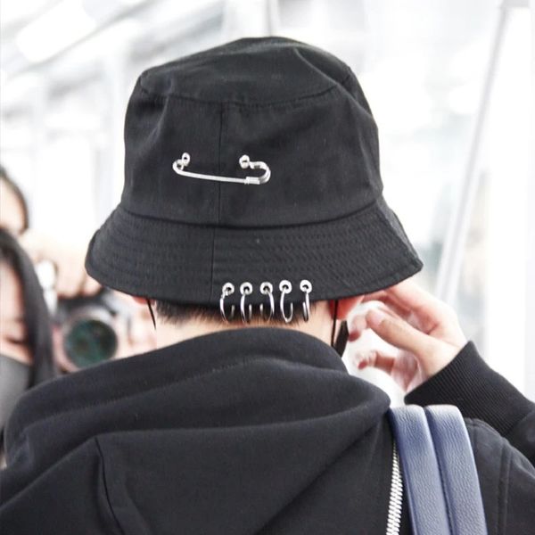 designer hat solid color iron pin rings personality bucket hat cap for women men cotton fishermen caps factory sells high quality, Blue;gray
designer hat solid color iron pin rings personality bucket hat cap for women men cotton fishermen caps factory sells high quality, Blue;gray