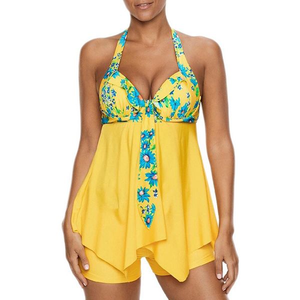 women halter swimdress two pieces tankini set monokini plus size bathing suit black yellow women beachwear swimsuit
women halter swimdress two pieces tankini set monokini plus size bathing suit black yellow women beachwear swimsuit
