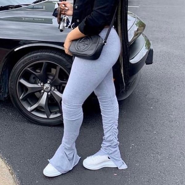 new stacked leggings high joggers stacked sweatpants women ruched pants jogging femme stacked pants fitness comfortable women trouser, Black
new stacked leggings high joggers stacked sweatpants women ruched pants jogging femme stacked pants fitness comfortable women trouser, Black