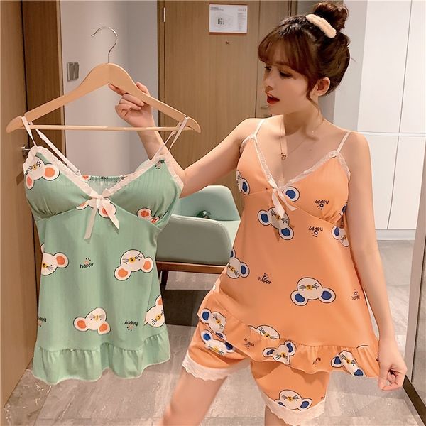 backless suspender shorts pajamas women's summer thin small lace with chest pad home wear casual milk silk sling milk silk suit, Blue;red
backless suspender shorts pajamas women's summer thin small lace with chest pad home wear casual milk silk sling milk silk suit, Blue;red