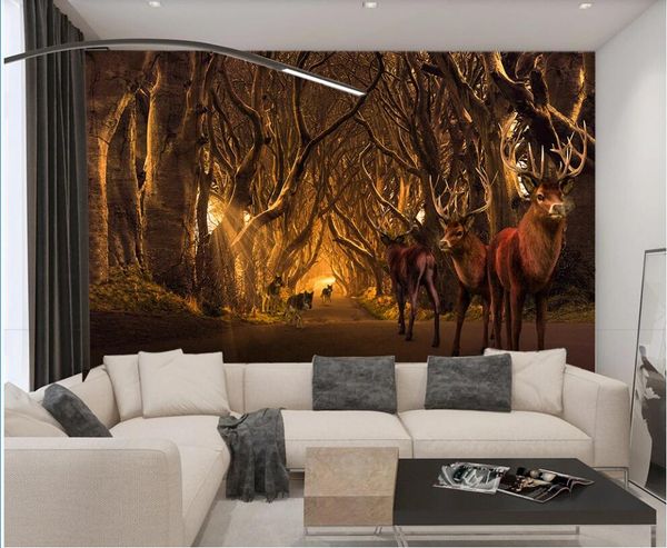 3d wallpaper custom p mural on the wall european forest elk scenery tv background home decor wallpaper for living room
3d wallpaper custom p mural on the wall european forest elk scenery tv background home decor wallpaper for living room