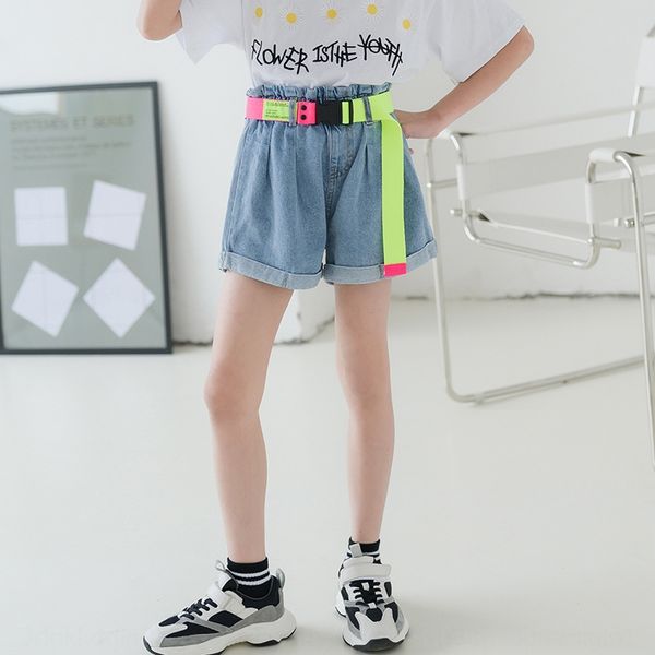 gd9yb girls' denim shorts 2020 summer wear high-waisted western style big children's all-match parent-child wear forwarding shorts, Blue
gd9yb girls' denim shorts 2020 summer wear high-waisted western style big children's all-match parent-child wear forwarding shorts, Blue
