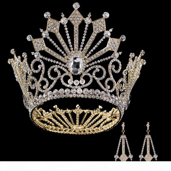 2017 giant miss universe queen king men's regal sparkly austrian rhinestones gold golden wedding diadem tiaras and crowns bride x912, Slivery;golden
2017 giant miss universe queen king men's regal sparkly austrian rhinestones gold golden wedding diadem tiaras and crowns bride x912, Slivery;golden